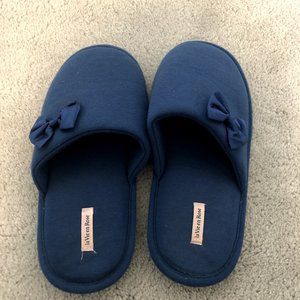 *FREE WITH PURCHASE* Navy Slippers Size L